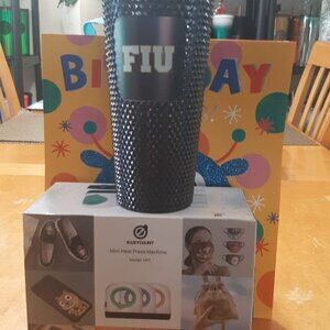 Starbucks Florida International University FIU Studded Cold Cup Tumbler 24 oz +